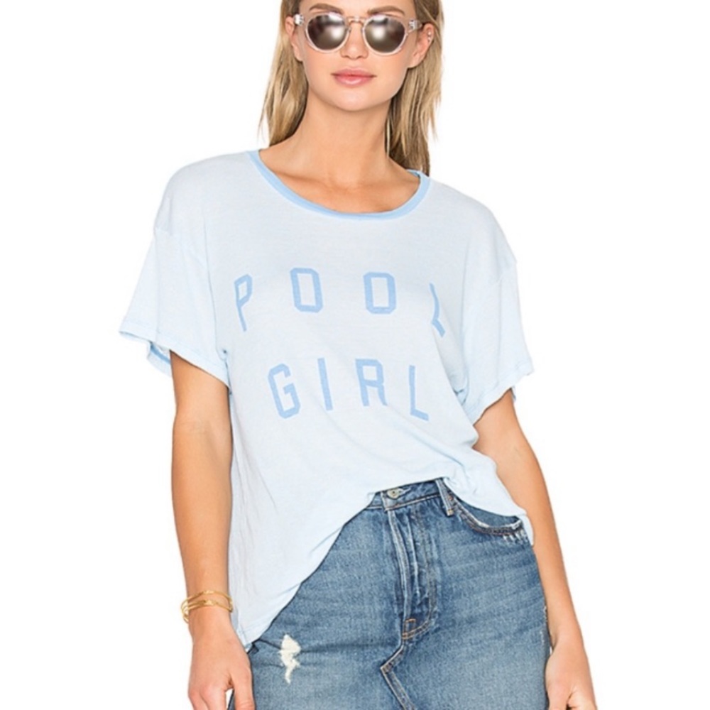 NWOT Wildfox Pool Girl Tee Shirt XS